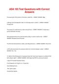 ASA 103 Test Questions with Correct Answers 2026