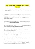 ASA 103 Review Questions with Correct Answers 2026&period;