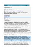 ATI RN Capstone Proctored Post-Assessment Exam Review Questions And Correct Answers &vert;100&percnt; Verified &vert;Guaranteed Success &vert; update