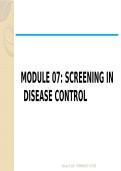 Screening in Disease Control&colon; Epidemiology High-Yield Notes &lpar;Sensitivity&comma; Specificity&comma; PPV&comma; NPV & Validity&rpar;