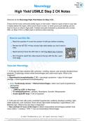 USMLE Step 2 CK Neurology High-Yield Notes&colon; Stroke&comma; Dementia&comma; Seizures&comma; Headaches & Neuromuscular Disorders