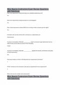 Mhic Nascla Contractors Exam Review Questions with Solutions&period;