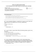 ATI RN PHARMACOLOGY PROCTORED EXAM 2026 225&plus; COMPLETE EXAM QUESTIONS AND ANSWERS 100&percnt; VERIFIED A&plus; GRADE ASSURED&excl;&excl;&excl;&excl;&excl; NEW LATEST UPDATE&excl;&excl;&excl;