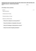 PHARMACEUTICS FINAL EXAM NOVEL DRUG DELIVERY SYSTEMS STUDY GUIDE QUESTIONS AND ANSWERS 2026&sol;2027 &vert; COMPLETE EXAM REVIEW