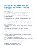 DELTA SIGMA THETA PRACTICE TEST QUESTIONS AND CORRECT VERIFIED ANSWERS