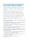 DELTA ACHIEVEMENT TEST QUESTIONS AND CORRECT VERIFIED ANSWERS