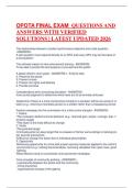 OPOTA FINAL EXAM  QUESTIONS AND ANSWERS WITH VERIFIED SOLUTIONS &vert; LATEST UPDATED 2026&NewLine;