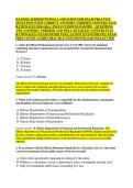 ILLINOIS JURISDICTIONAL LAND SURVEYOR EXAM PRACTICE &NewLine;QUESTIONS WITH CORRECT ANSWERS &lpar;VERIFIED ANSWERS&rpar; PLUS &NewLine;RATIONALES 2026 Q&A &vert; INSTANT DOWNLOAD PDF &ndash; QUESTIONS &NewLine;AND ANSWERS &vert; VERIFIED AND WELL DETAILED ANSWERS PLUS &NewLine;RATIONALES &vert; GUARANTEED PASS &vert; 