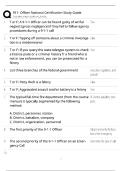 911 Officer National Certification Exam &sol; Score 100&percnt; New Version &sol; 2025-2026 Update