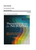 Test Bank for Theoretical Basis for Nursing 7th Edition by Melanie McEwen & Evelyn M&period; Wills &vert; Complete Exam Questions&comma; Answers & Detailed Rationales