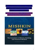 Economics of Money&comma; Banking and Financial Markets&comma; 11th Edition by Frederic Mishkin&colon; Complete Test Bank with Verified Answers &vert; Comprehensive Banking & Finance Exam Prep Guide