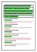 WGU D413 Telecomm and Wireless Communications &NewLine;&lpar;VNO1&rpar; OA Exam  &vert; High-Yield Questions&comma; Detailed &NewLine;Rationales & Comprehensive Study Guide&vert; &lpar; &NewLine; Latest Updated Version&rpar; &vert; Latest Exam and Brand New&NewLine; Version &vert; Just Released &excl;&excl;&excl;&NewLine;