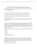 ACC 311 Exam 1 &vert; UPDATED Questions with 100&percnt; Correct Answers&NewLine;