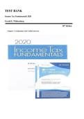 Income Tax Fundamentals 38th Edition Test Bank &vert; Gerald E&period; Whittenburg&comma; Martha Altus-Buller & Steven Gill &vert; Complete Chapters &vert; Verified Questions & Answers &vert; Taxation Exam Prep