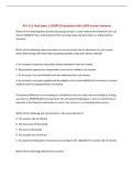 ACC 311 Final Exam &vert; UPDATED Questions with 100&percnt; Correct Answers&NewLine;