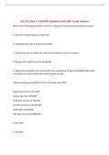 ACC 311 Exam 1 &vert; UPDATED Questions with 100&percnt; Correct Answers&NewLine;