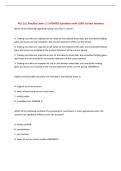 ACC 311 Practice Exam 1 &vert; UPDATED Questions with 100&percnt; Correct Answers&NewLine;