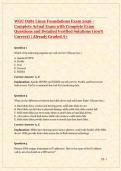 WGU D281 Linux Foundations Exam 2026 - Complete Actual Questions with Verified Answers & Detailed Explanations &vert; Linux Commands&comma; Shell Scripting&comma; Networking&comma; Security & More - Graded A&plus;
