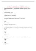 API 570 Exam &vert; UPDATED Questions with 100&percnt; Correct Answers&NewLine;