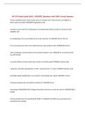 API 570 Study Guide &lpar;Full&rpar; &vert; UPDATED Questions with 100&percnt; Correct Answers&NewLine;