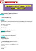 NSG 121 Health Assessment Exam 3 Study Guide &vert; Herzing University &vert; Comprehensive Review of Key Assessment Concepts
