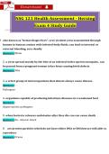 NSG 121 Health Assessment Exam 4 Study Guide &vert; Herzing University &vert; Comprehensive Nursing Exam Review