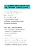 TCI TEST BANK COMPLETE QUESTIONS &NewLine;AND SOLUTIONS ALREADY GRADED A&plus;