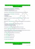 NURS 251 Pharmacology Test 1 Exam &lpar;305 Questions and Answers&rpar; Graded A&plus;