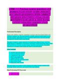 Criminology &lpar;CRIM 111&rpar; Previous Exam Questions and Answers EXAM STUDY GUIDE 2026&sol;2027 ACCURATE QUESTIONS WITH CORRECT DETAILED SOLUTIONS &vert;&vert; 100&percnt; GUARANTEED PASS NEWEST VERSION &vert; Galen College of Nursing