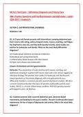 NR 511 Final Exam &ndash; Differential Diagnosis and Primary Care&NewLine;200&plus; Practice Questions with Verified Answers and Rationales &vert; Latest &NewLine;2026-2027 &vert; Graded A&plus;