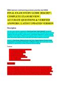 Western Governors University &lpar;WGU&rpar; D664 Learners and Learning Science Practice Test Final Exam EXAM STUDY GUIDE 2026&sol;2027 ACCURATE QUESTIONS WITH CORRECT DETAILED SOLUTIONS &vert;&vert; 100&percnt; GUARANTEED PASS NEWEST VERSION &vert; Galen College of Nursing