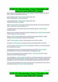 NURS 251 Pharmacology Exam 5 Questions and Answers Latest 2026-2027 Update&period;