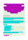Endeavor Air B1 Exam 2 EXAM STUDY GUIDE 2026&sol;2027 ACCURATE QUESTIONS WITH CORRECT DETAILED SOLUTIONS &vert;&vert; 100&percnt; GUARANTEED PASS NEWEST VERSION &vert; Galen College of Nursing