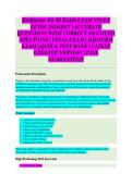 Endeavor Air BI Exam EXAM STUDY GUIDE 2026&sol;2027 ACCURATE QUESTIONS WITH CORRECT DETAILED SOLUTIONS &vert;&vert; 100&percnt; GUARANTEED PASS NEWEST VERSION &vert; Galen College of Nursing