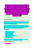 Endeavor Air Flight Attendant Medical Exam EXAM STUDY GUIDE 2026&sol;2027 ACCURATE QUESTIONS WITH CORRECT DETAILED SOLUTIONS &vert;&vert; 100&percnt; GUARANTEED PASS NEWEST VERSION &vert; Galen College of Nursing