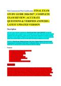 Federal Aviation Administration &lpar;FAA&rpar; Commercial Pilot Certification Final Exam EXAM STUDY GUIDE 2026&sol;2027 ACCURATE QUESTIONS WITH CORRECT DETAILED SOLUTIONS &vert;&vert; 100&percnt; GUARANTEED PASS NEWEST VERSION &vert; Galen College of Nursing