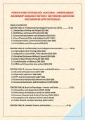 PENNSYLVANIA PSYCHOLOGY LAW EXAM - JURISPRUDENCE &NewLine;ASSESSMENT 2026&sol;2027 EDITION &vert; 300 VERIFIED QUESTIONS &NewLine;AND ANSWERS WITH RATIONALES