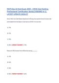 NATE Gas & Heat Exam 2025 &ndash; HVAC Gas Heating Professional Certification Guide&vert;&vert; GRADED A&plus;&vert;&vert; LATEST UPDATE 2026&sol;27