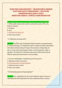 HCQM FINAL EXAM &lpar;2026&sol;2027&rpar; &ndash; 200 QUESTIONS & ANSWERS &NewLine;HEALTHCARE QUALITY MANAGEMENT &vert; HEALTHCARE &NewLine;ADMINISTRATION & QUALITY FOCUS  &NewLine;BRAND NEW VERSION &vert; COMPLETE EXAM PREPARATION