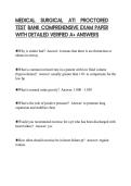 ATI Medical Surgical Proctored Exam &vert; Comprehensive Practice Questions & Detailed Answers