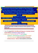 &lpar;2&rpar; NR547 CEA Week 2 Exam Due 18th April 2026 Complete Questions 1- 150 Actual Exam Screenshots NR547 PMNHP Pre-Clinical Diagnostic Online Exam Requires Respondus Lockdown Browser &plus; Webcam&period;pdf&NewLine;&NewLine;