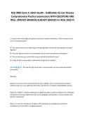 NSG 3800 Exam 4&colon; Adult Health - Gallbladder & Liver Disease&NewLine;Comprehensive Practice Examination WITH QUESTIONS AND&NewLine;WELL VERIFIED ANSWERS ALREADY GRADED A&plus; REAL 2026&excl;&excl;&excl;&excl;&NewLine;