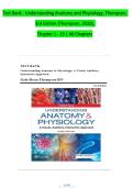 Test Bank - Understanding Anatomy and Physiology&comma; Thompson&comma; 3rd Edition &lpar;Thompson&comma; 2020&rpar;&comma; &NewLine;Chapter 1 - 25 &vert; All Chapters&NewLine;