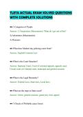 TLETA ACTUAL EXAM SOLVED QUESTIONS &NewLine;WITH COMPLETE SOLUTIONS 