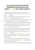 Vati Greenlight 2025&sol;2026 ACTUAL EXAM &NewLine;COMPREHENSIVE QUESTIONS WITH 100&percnt; &NewLine;CORRECT ANSWERS &comma; WELL VERIFIED &sol;GRADED A&plus; 