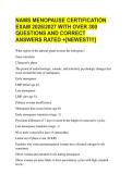 The Complete NAMS Menopause Certification Study Guide 2026&sol;2027&colon; 200&plus; Practice Questions & Answers for the NCMP Exam &plus; Expert Clinical Insights