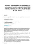 NSG 3500 - EXAM 4 Medical-Surgical Nursing&colon; GI&comma;&NewLine;Endocrine&comma; and Renal Disorders WITH QUESTIONS&NewLine;AND WELL VERIFIED ANSWERS ALREADY GRADED&NewLine;A&plus; REAL 2026&excl;&excl;&excl;&excl;