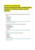 OHIO BIOFUEL TECHNICIAN EXAM&NewLine;PRACTICE QUESTIONS AND CORRECT ANSWERS &lpar;VERIFIED ANSWERS&rpar; PLUS RATIONALES 2026 Q&A &vert; INSTANT DOWNLOAD&NewLine;