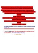 3 NR547 CEA Week 2 Exam Due 18th April 2026 Complete Questions 1- 150 Actual Exam Screenshots NR547 PMNHP Pre-Clinical Diagnostic Online Exam Requires Respondus Lockdown Browser &plus; Webcam&period;pdf&NewLine;&NewLine;