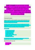 Limited Medical Radiologic Technologist &lpar;LMRT&rpar; Exams EXAM STUDY GUIDE 2026&sol;2027 ACCURATE QUESTIONS WITH CORRECT DETAILED SOLUTIONS &vert;&vert; 100&percnt; GUARANTEED PASS NEWEST VERSION &vert; Galen College of Nursing